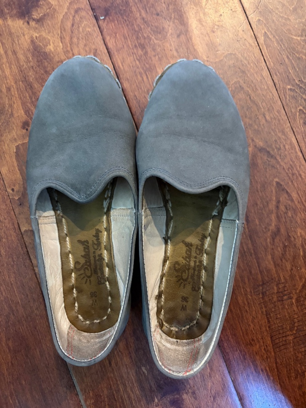Gray suede sabah
